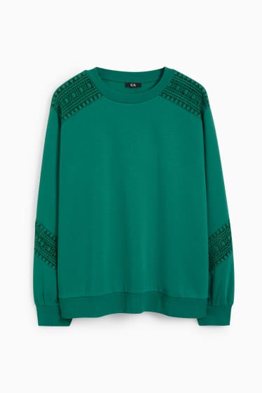 Damen - Sweatshirt - grün