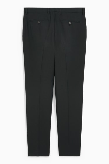 Men - Mix-and-match suit trousers - regular fit - Flex - dark gray