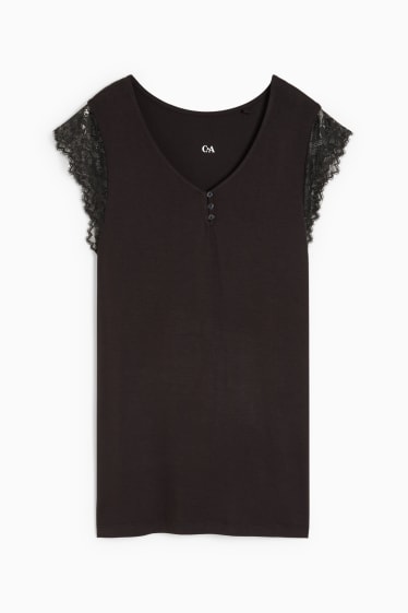 Women - Pyjama top - black