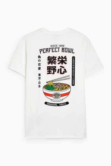 Men - T-shirt - cremewhite