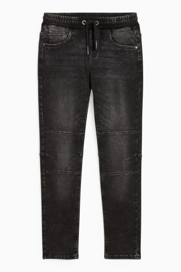 Kinderen - Slim jeans - jeansdonkergrijs