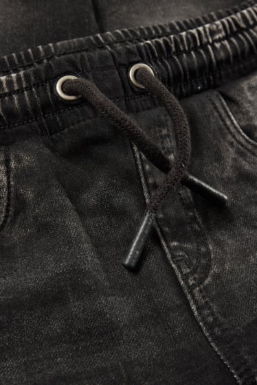 Kinder Buben - Slim Jeans - dunkeljeansgrau