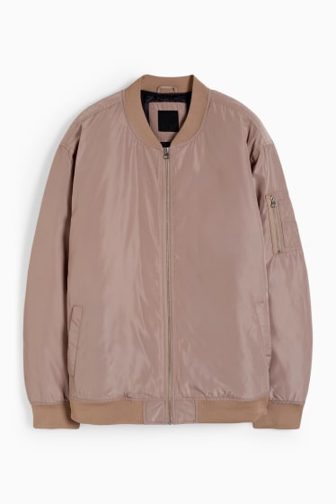 Hommes - Blouson aviateur - beige