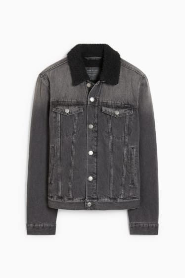 Hommes - Veste en jean - jean gris