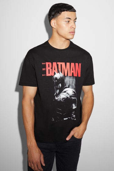 Uomo - T-shirt - Batman - nero