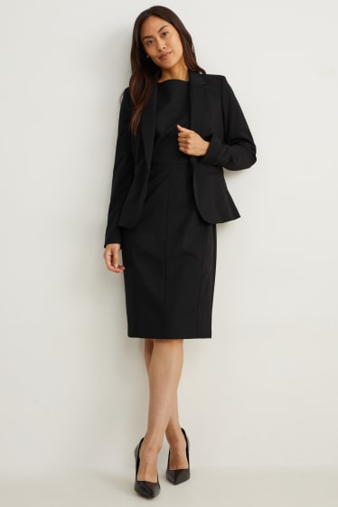 Women - Business blazer - fitted - Mix & match - black