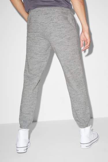 Hommes - Pantalon de jogging - gris clair chiné