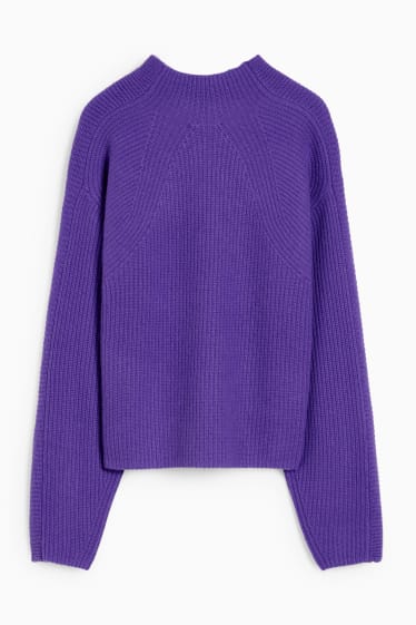 Damen - Kaschmir-Pullover - lila