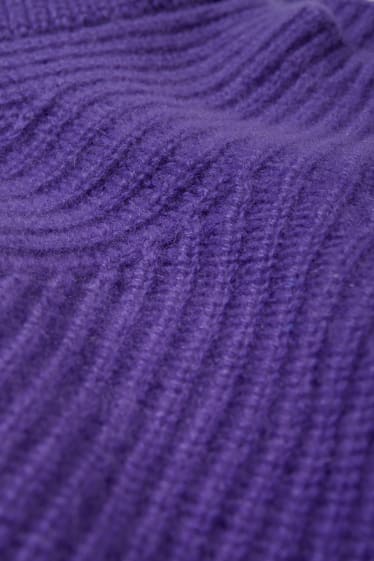 Dámské - Kašmírový svetr - fialová