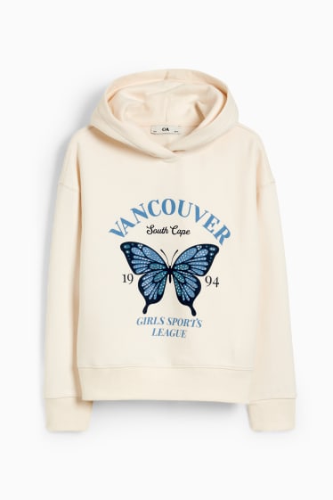 Children Girls - Hoodie - cremewhite