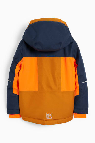 Enfants garçons - Veste de ski à capuche - marron