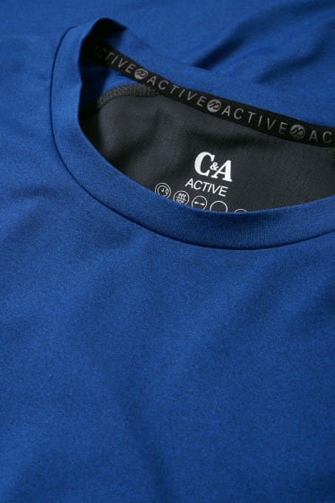 Heren - Sportshirt - donkerblauw