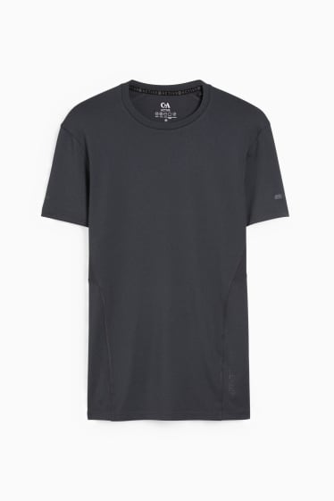 Uomo - Maglia tecnica - slim fit - nero