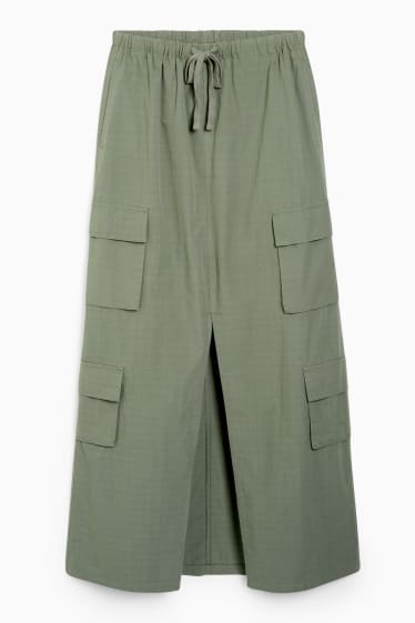 Teens & young adults - CLOCKHOUSE - cargo skirt - green