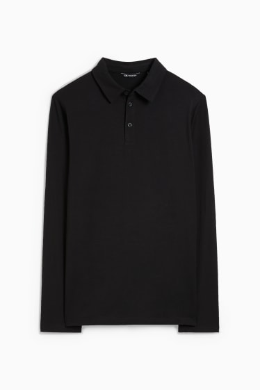 Men - Polo shirt - black
