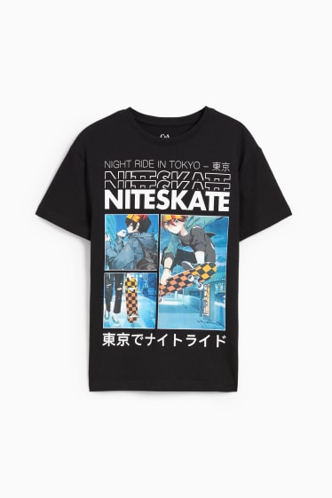 Children Boys - Short sleeve T-shirt - black