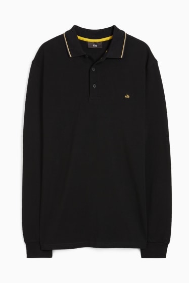 Herren - Poloshirt - schwarz