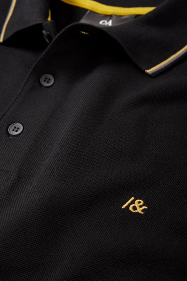 Herren - Poloshirt - schwarz