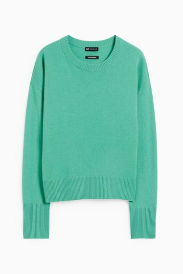 Femmes - Pullover en cachemire - vert