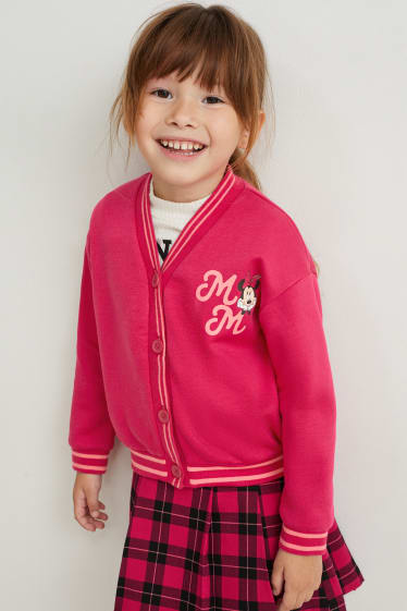 Enfants filles - Minnie Mouse - sweat à capuche - rose foncé