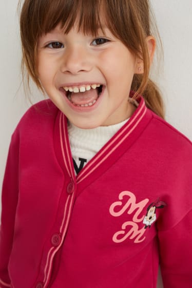 Enfants filles - Minnie Mouse - sweat à capuche - rose foncé