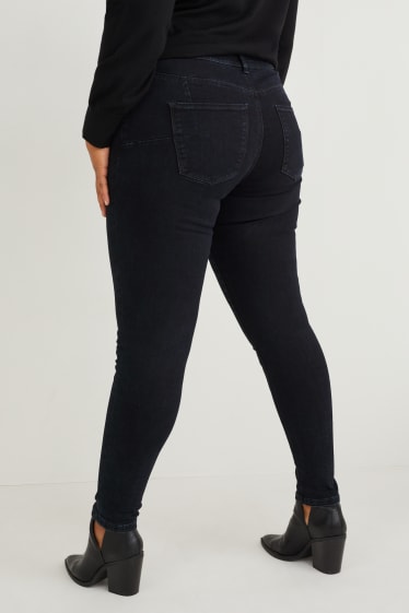 Damen - Skinny Jeans - Mid Waist - Shaping-Jeans - LYCRA® - dunkeljeansblau