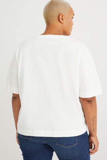 Dames - Oversized T-shirt - wit