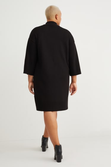 Femmes - Robe de maille - noir