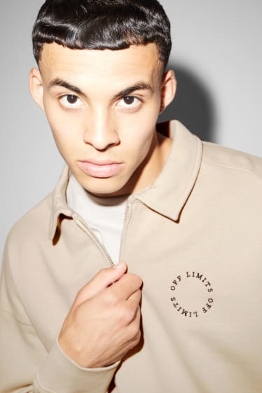 Hommes - Sweat - beige