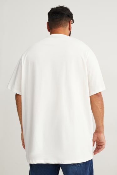 Hommes - T-shirt - blanc crème