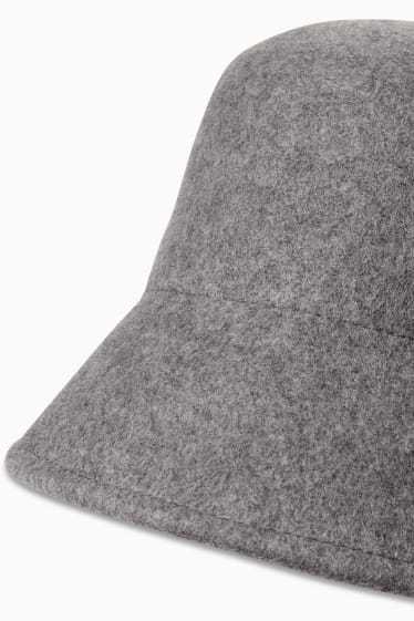 Donna - Cappello di lana - grigio