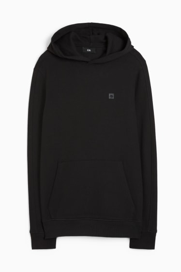 Hommes - Sweat à capuche - noir