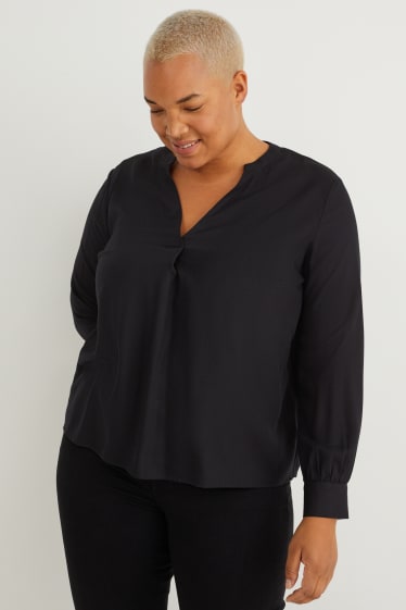 Damen - Bluse - schwarz