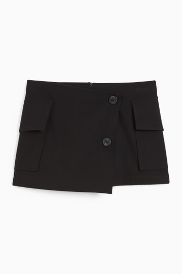 Jóvenes - CLOCKHOUSE - falda pantalón - negro