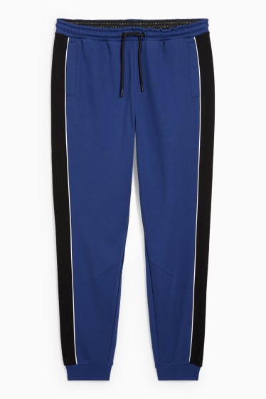 Uomo - Pantaloni da jogging - blu scuro