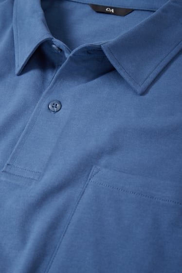 Men - Polo shirt - dark blue