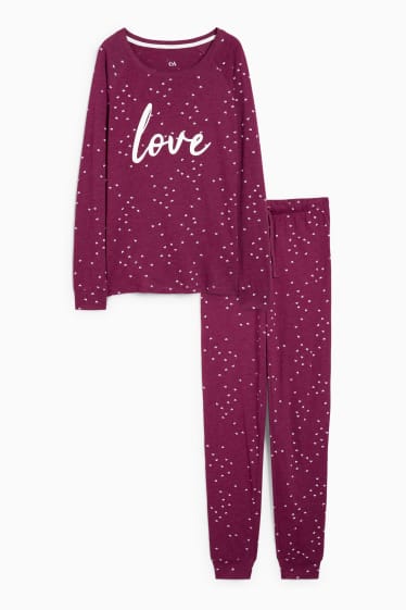 Dona - Pijama - estampat - violeta