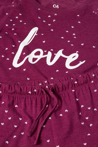 Dona - Pijama - estampat - violeta