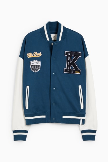 Kinder - Extended Sizes - Collegejacke - dunkelblau