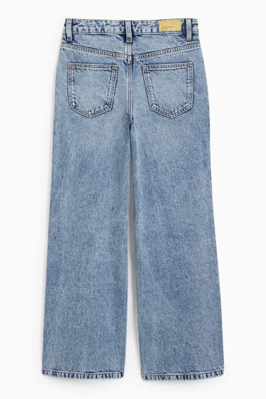 Bambini - Jeans a gamba ampia - jeans azzurro