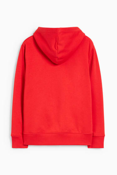 Kinder Buben - Extended Sizes - Hoodie - rot