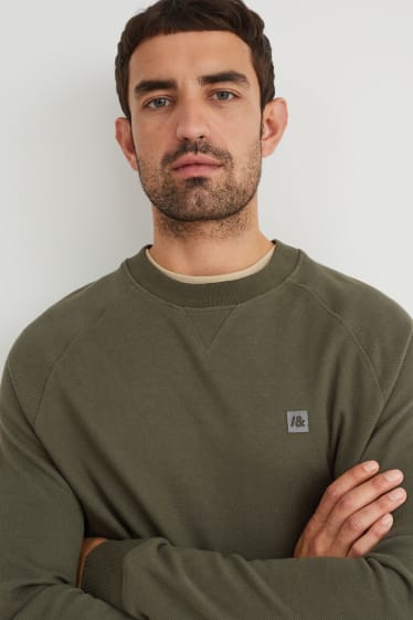Herren - Sweatshirt - dunkelgrün