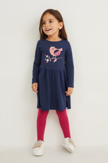 Nena - Paquet de 3 - vestit - fúcsia