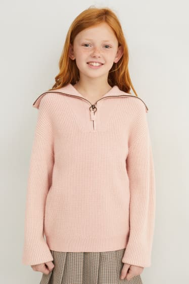 Kinder - Pullover - rosa