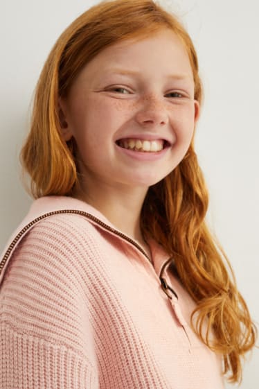 Kinder Mädchen - Pullover - rosa