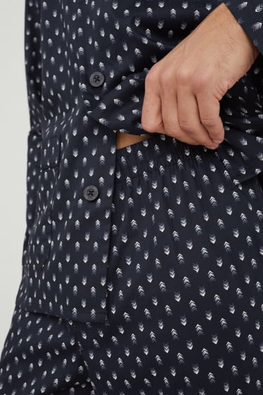 Home - Pijama - blau fosc