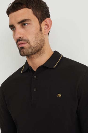 Herren - Poloshirt - schwarz