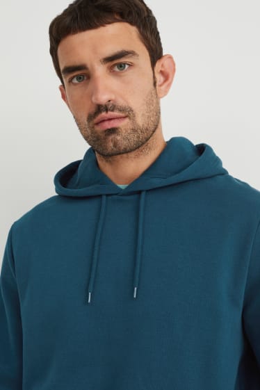 Hommes - Sweat à capuche - bleu foncé
