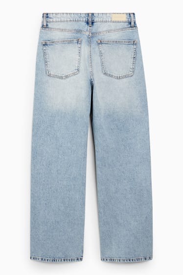 Jóvenes - CLOCKHOUSE - baggy jeans - mid waist - vaqueros - azul claro