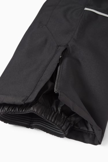 Kinder Jungen - Skihose - wasserdicht - schwarz